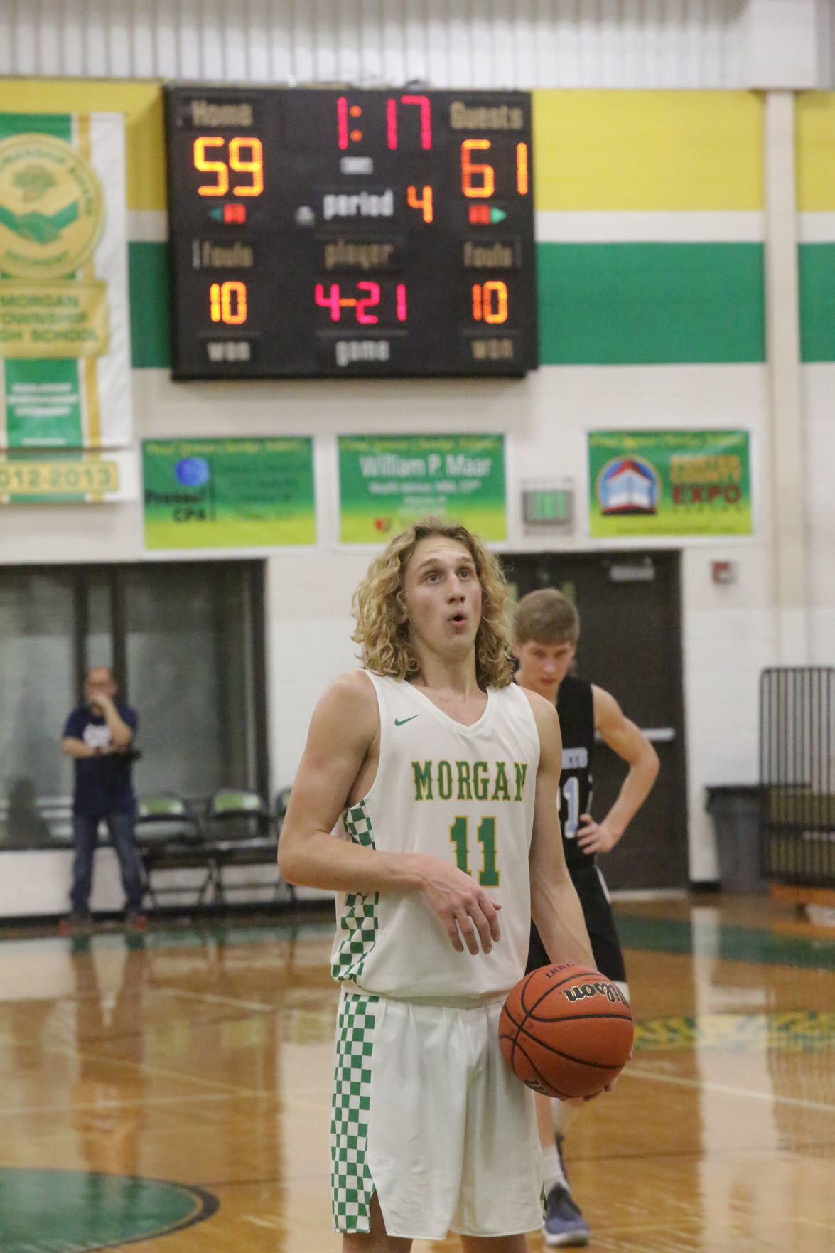 Trevor Braden, Morgan Township, basketball